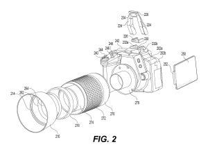 Utility Patent Drawing Camera Exploded View